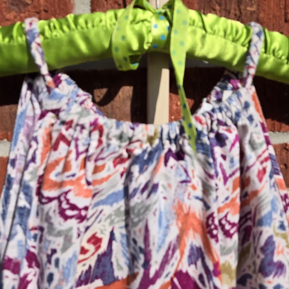 Nicole Miller linen Blend top Sleeveless M - Picture 2 of 9